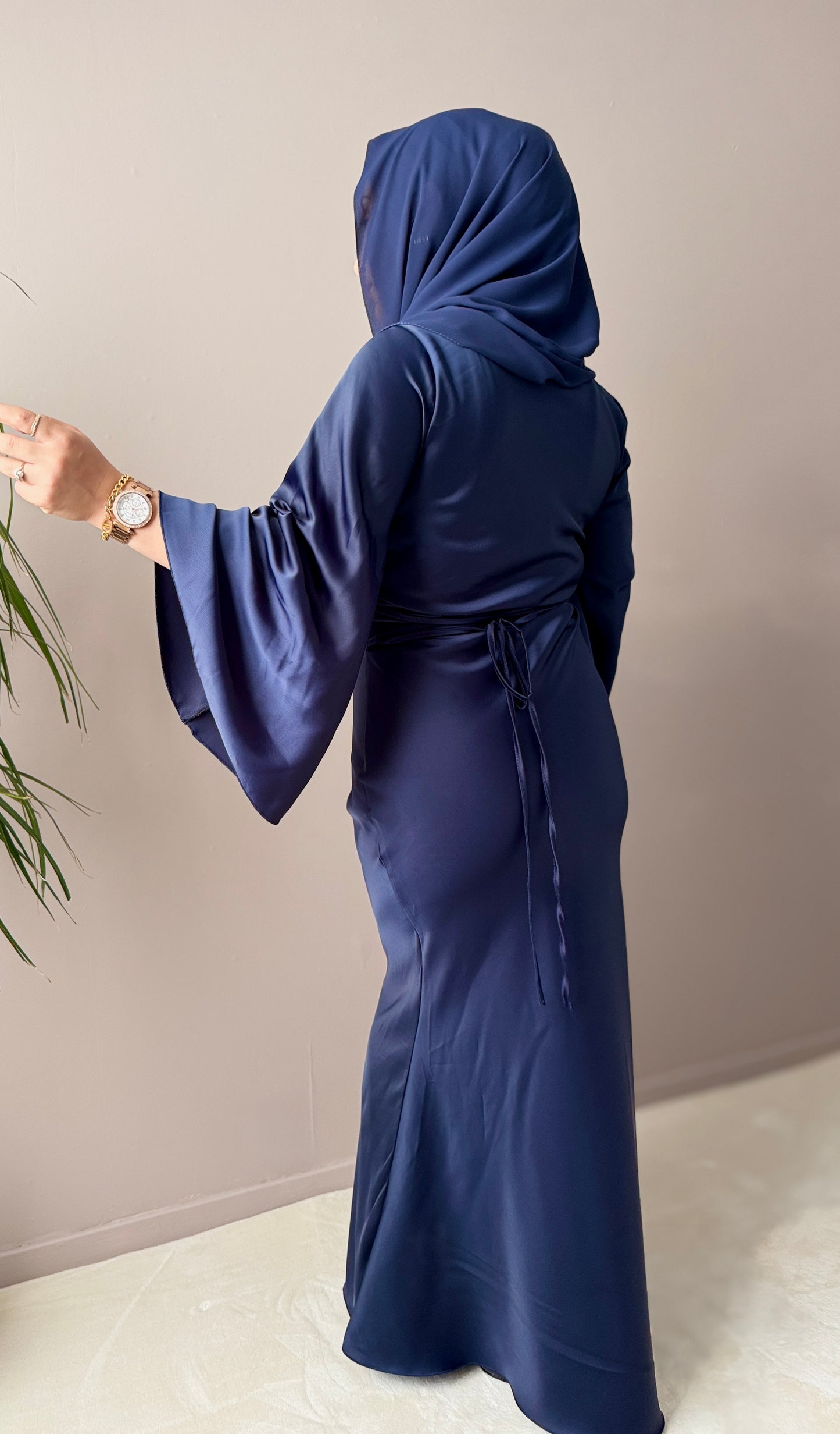 ROBE LONGUE SATIN