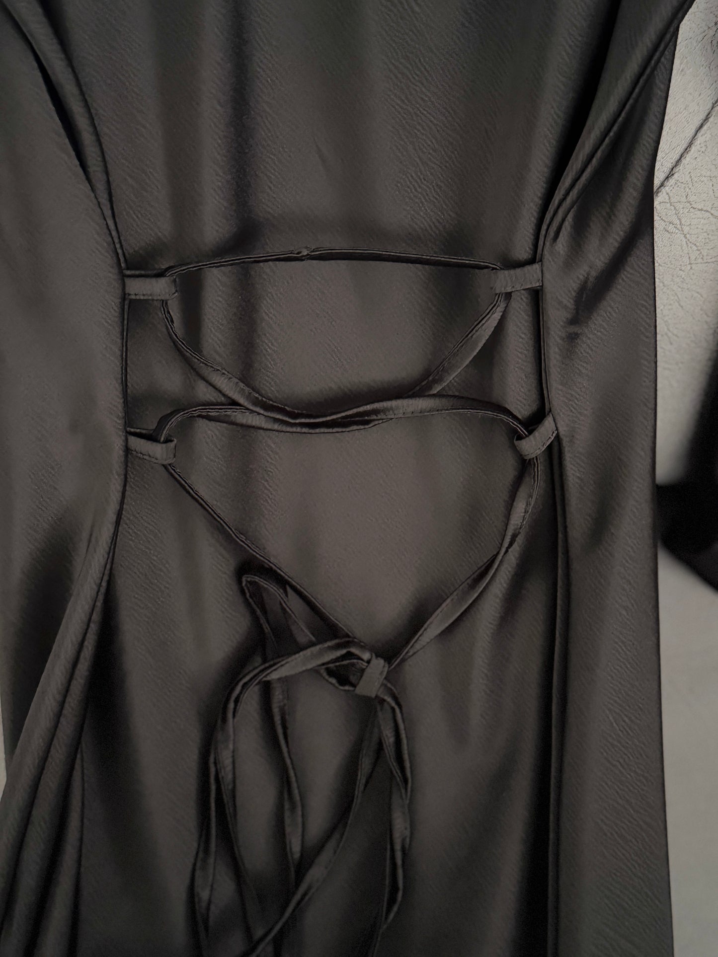 ROBE LONGUE SATIN