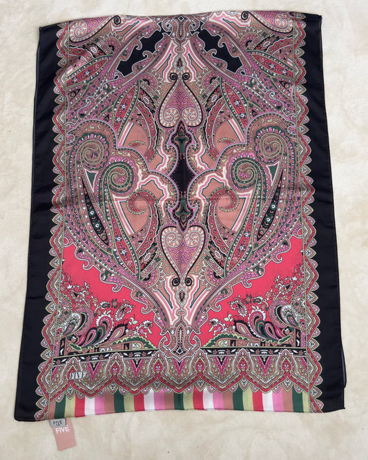 CHALE ELEGANT MULTICOLORE-BATIK DESEN RENKLI SAL