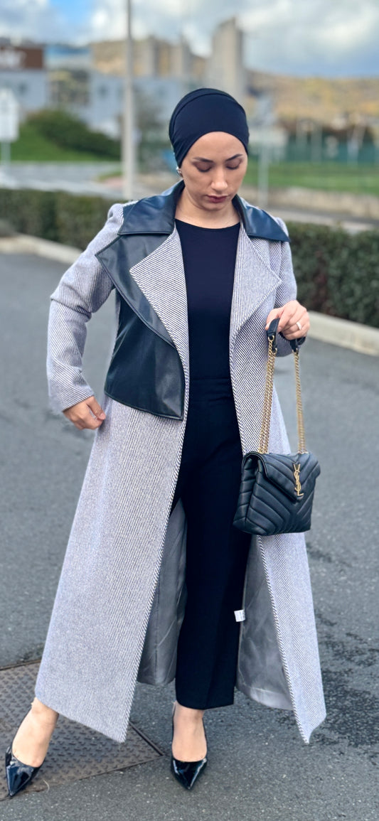 MANTEAU LONG EN LAINE -UZUN KASE KABAN