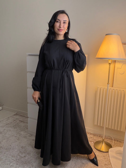 Robe longue noire