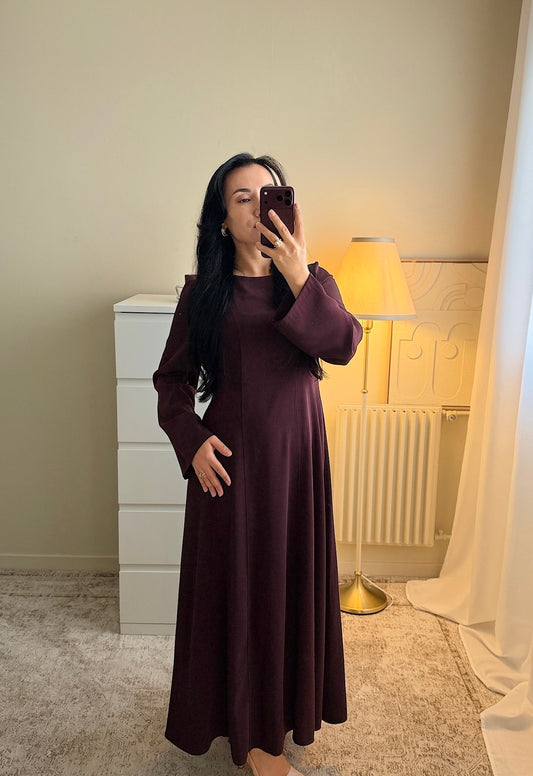 Robe évasée en tissu diamanté pour femme – Élégance & raffinement | Elite Modes
