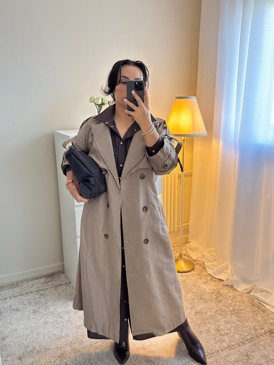 Trench longue avec doublure
