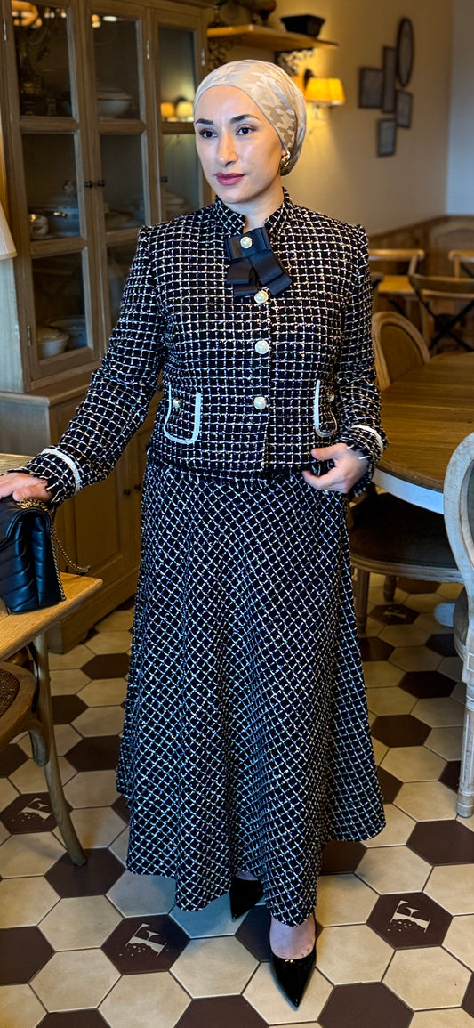 ENSEMBLE HIJAB CHIC ET ELEGANT-MODERN TESETTUR TAKIM