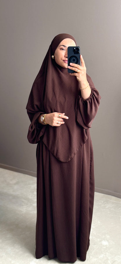 ENSEMBLE ABAYA KHIMAR SEVDE