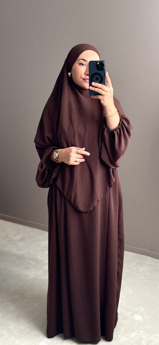 ENSEMBLE ABAYA KHIMAR SEVDE