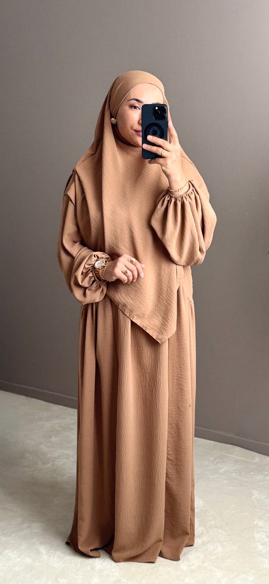 ENSEMBLE ABAYA KHIMAR SEVDE