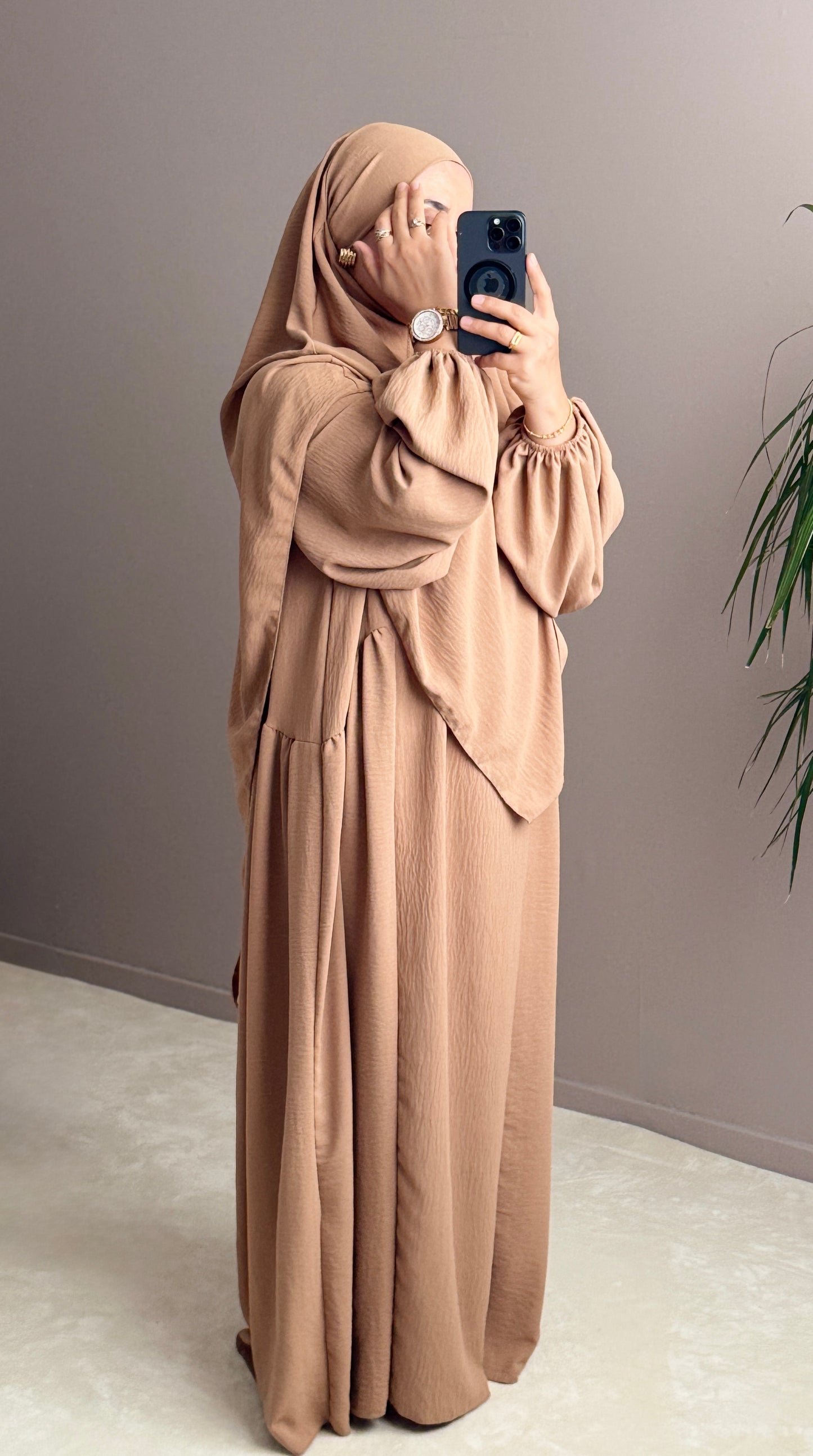 ENSEMBLE ABAYA KHIMAR SEVDE