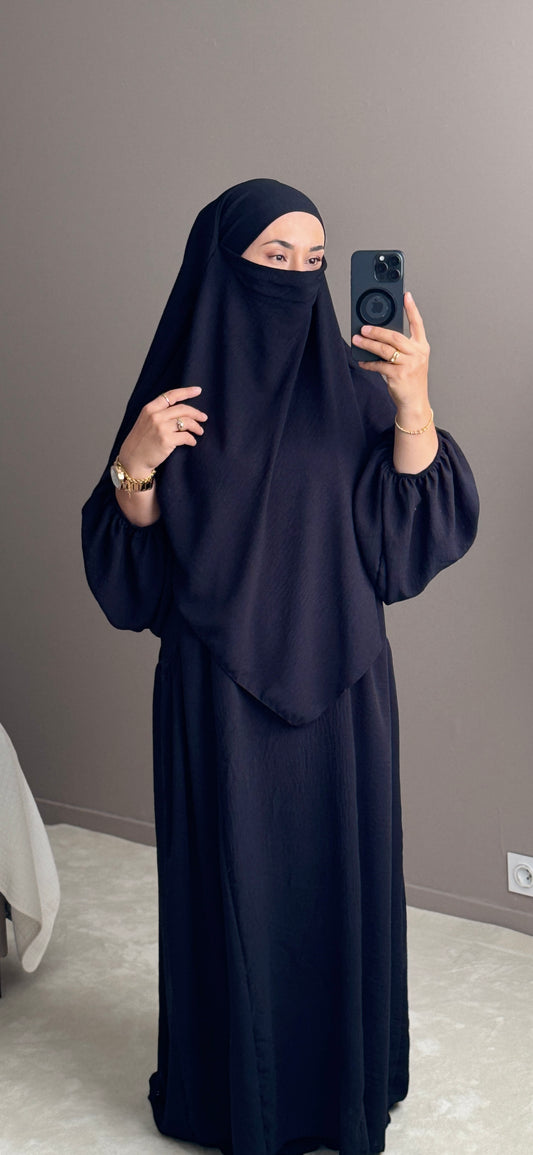 ENSEMBLE ABAYA KHIMAR SEVDE