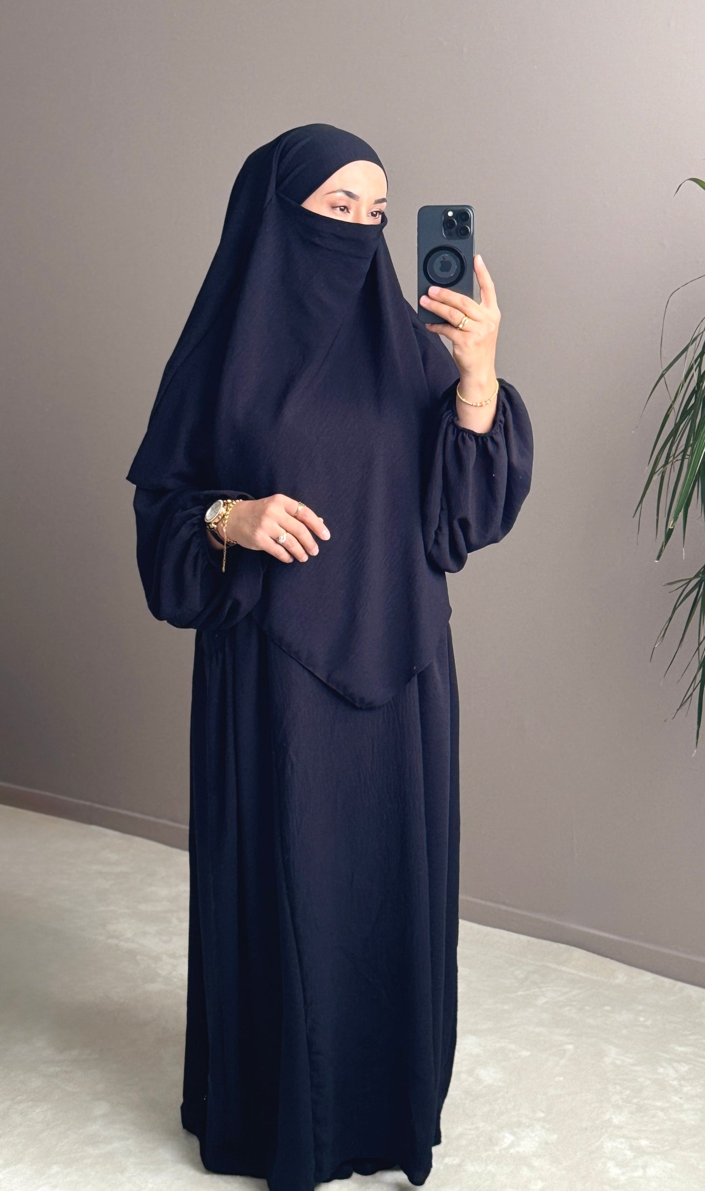 ENSEMBLE ABAYA KHIMAR SEVDE