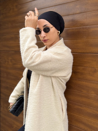 MANTEAU CREAM OVERSIZE