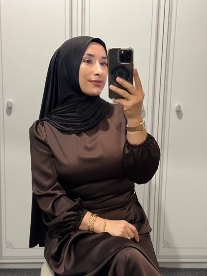 CHALE EN TISSU EXTENSIBLE SOYEUX-LEGER FLUIDE ET CONFORTABLE