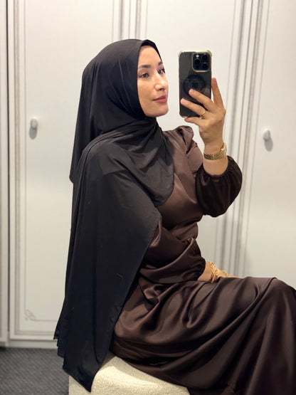 CHALE EN TISSU EXTENSIBLE SOYEUX-LEGER FLUIDE ET CONFORTABLE