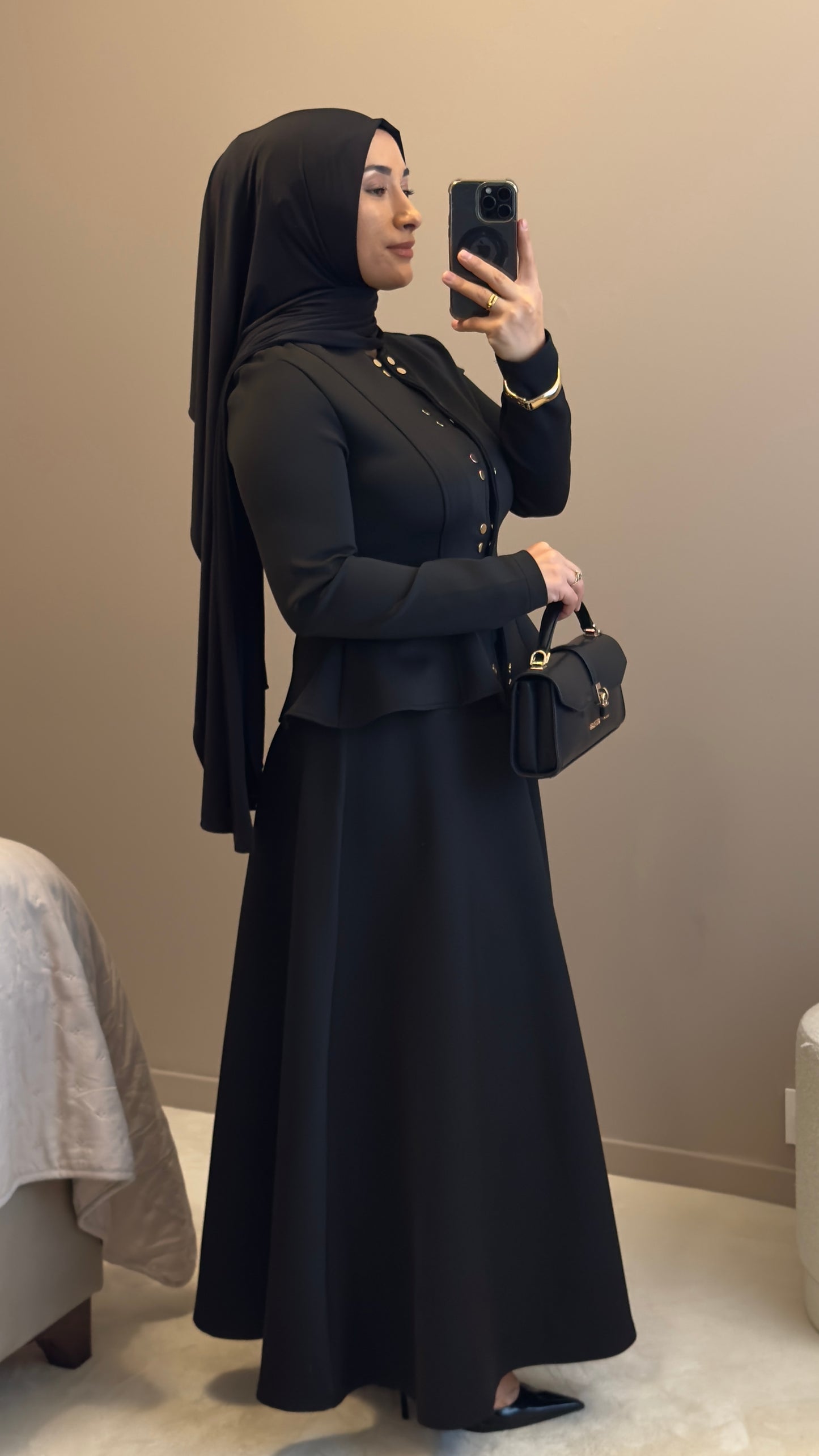 ENSEMBLE SCUBA -TENUE MODESTE ELEGANTE - SKUBA SIYAH TAKIM