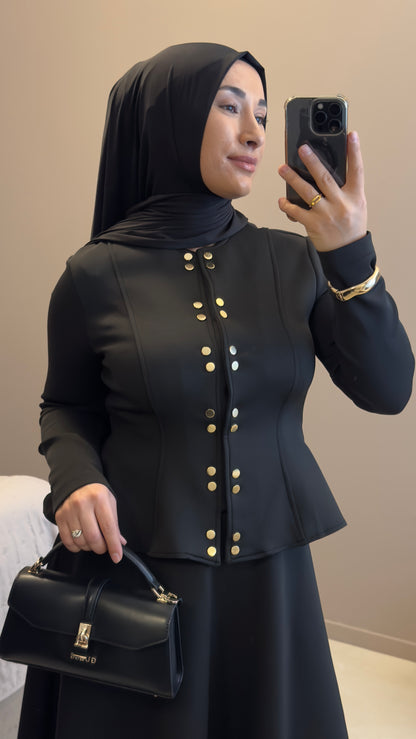 ENSEMBLE SCUBA -TENUE MODESTE ELEGANTE - SKUBA SIYAH TAKIM