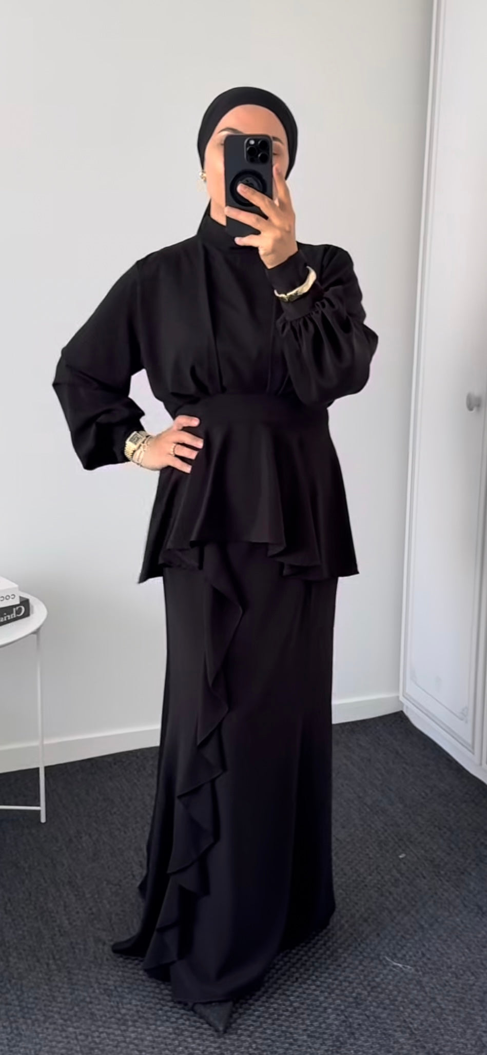 ENSEMBLE  NOIR POUR TOUT EVENEMENT