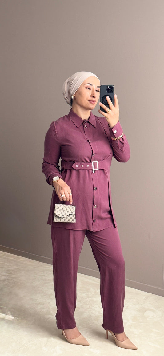 ENSEMBLE PRUNE TISSU MODAL TENCEL