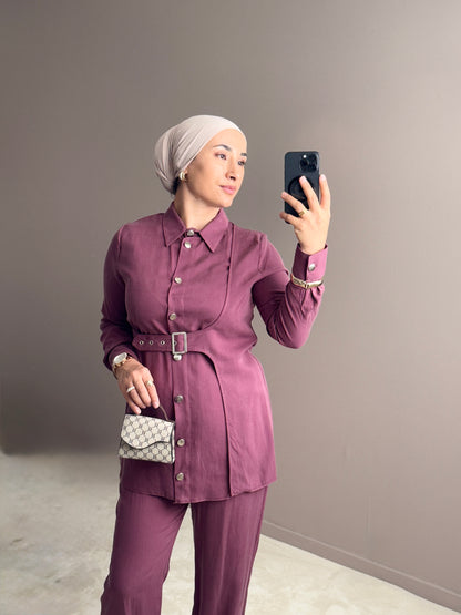 ENSEMBLE PRUNE TISSU MODAL TENCEL