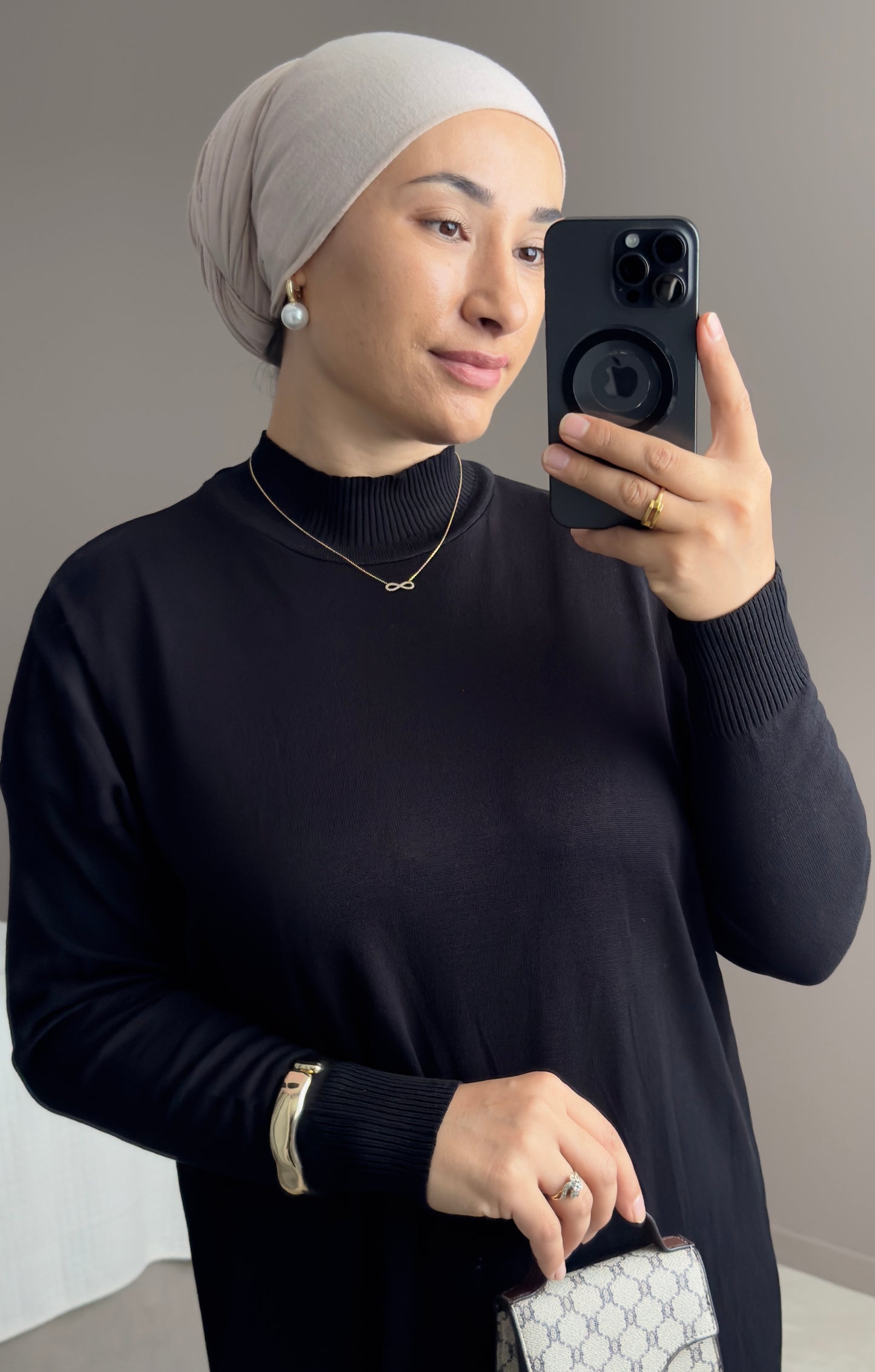 ROBE LONGUE EN TISSU MERCERISE