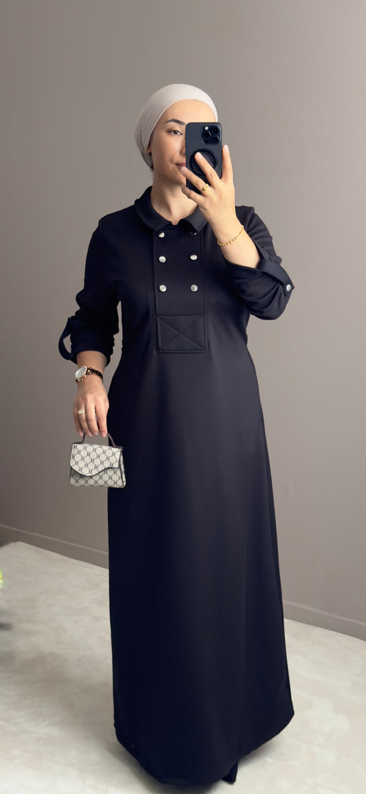 ROBE LONGUE NOIR MODAL OYSHO