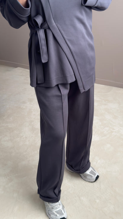 ENSEMBLE SPORT ANTHRACITE TISSU MODAL