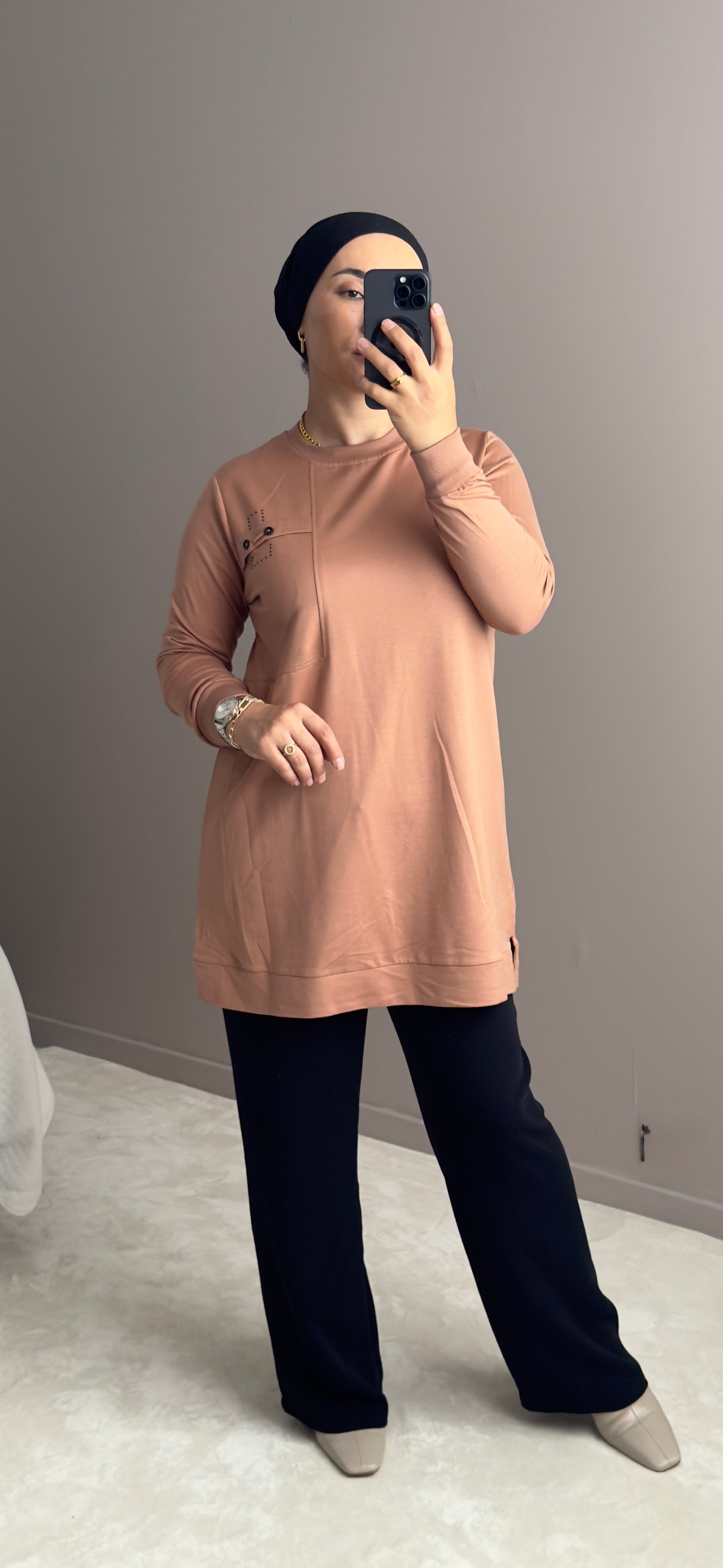 PULL LONG ET LEGER  BLEU CIEL