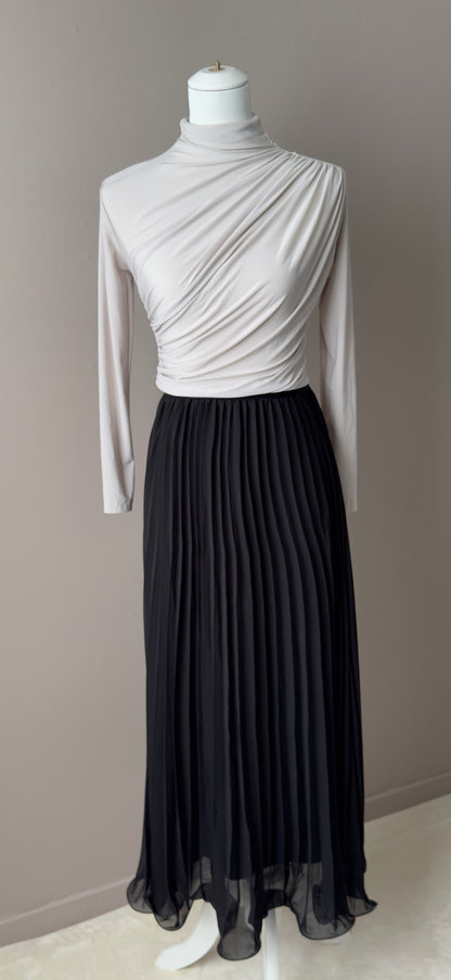 Blouse en jersey avec drapé – chic décontracté