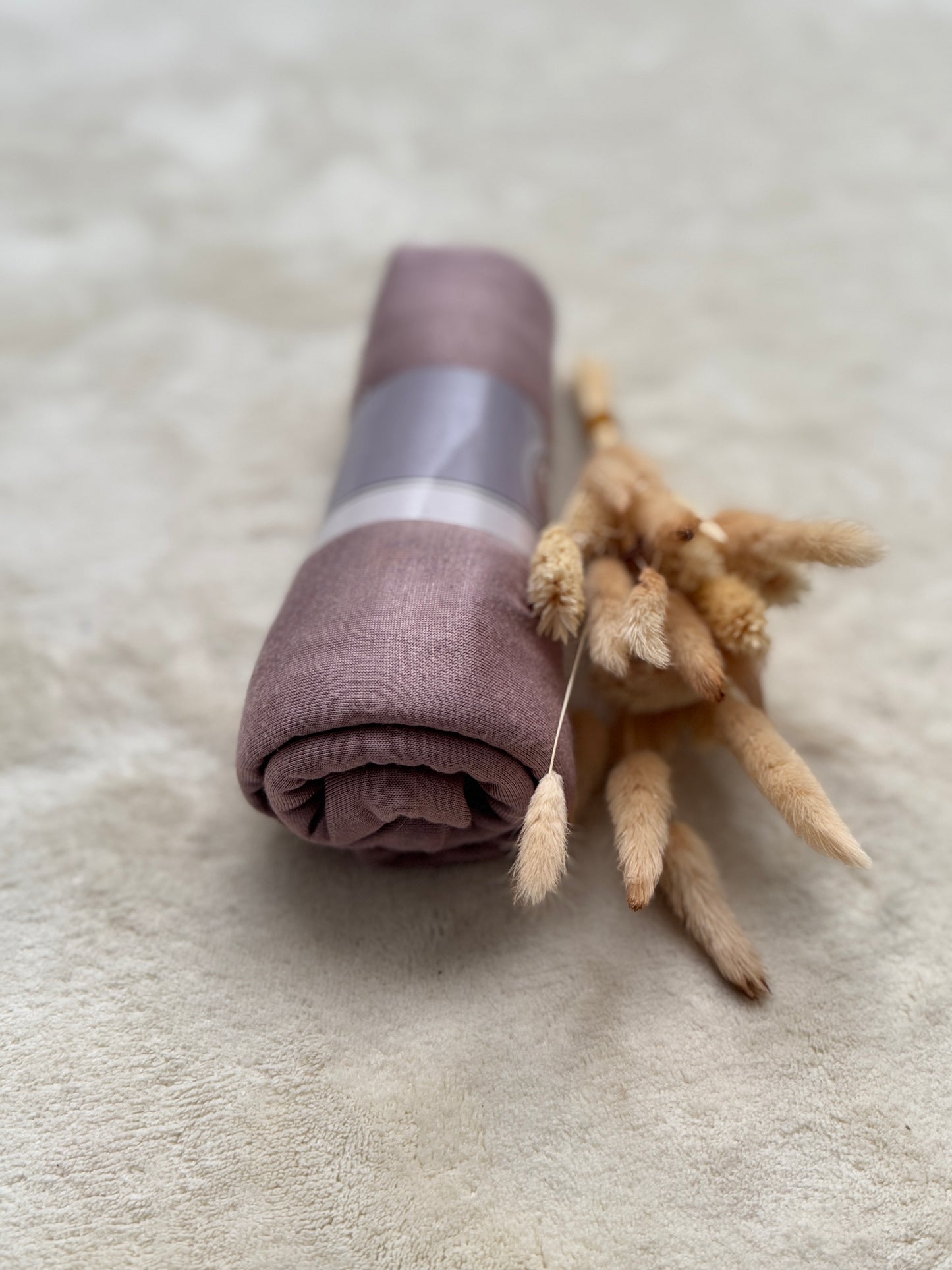 CHALE EN JERSEY DE COTON MODAL VIEUX ROSE-PENYE SAL GUL KURUSU