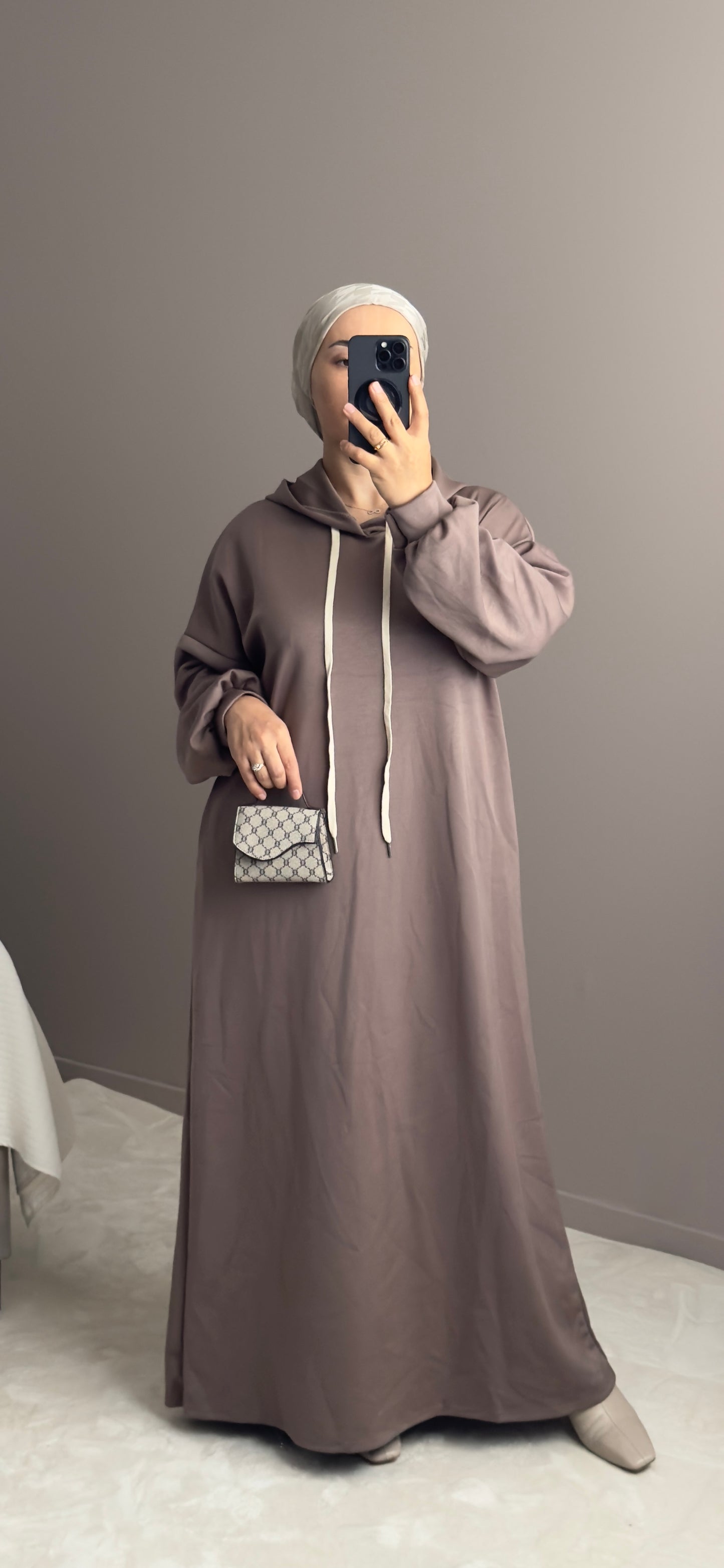 SWEAT LONG AVEC CAPUCHE FANGO