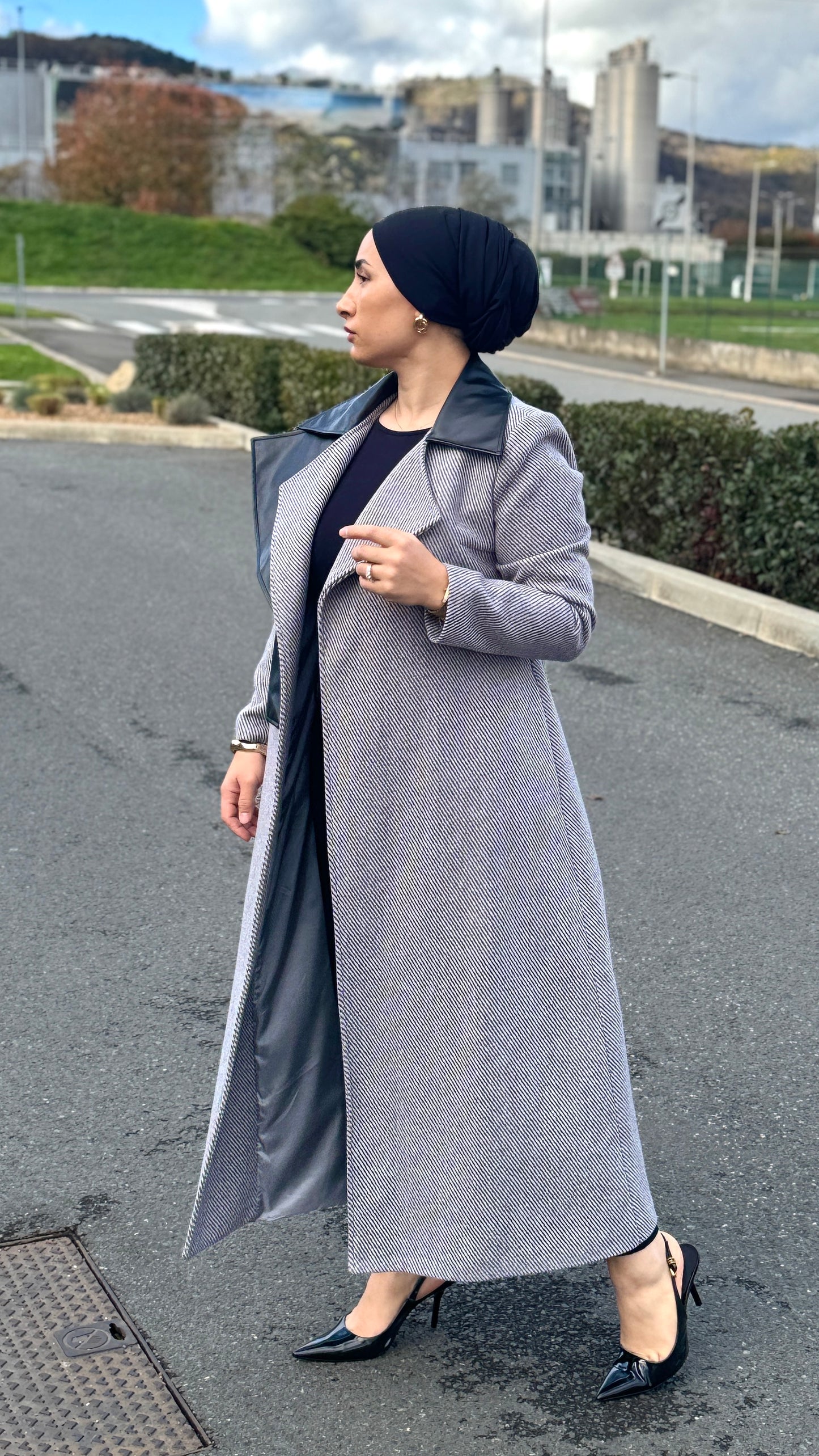 MANTEAU LONG EN LAINE -UZUN KASE KABAN