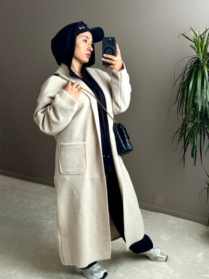 MANTEAU OVERSIZE CREAM
