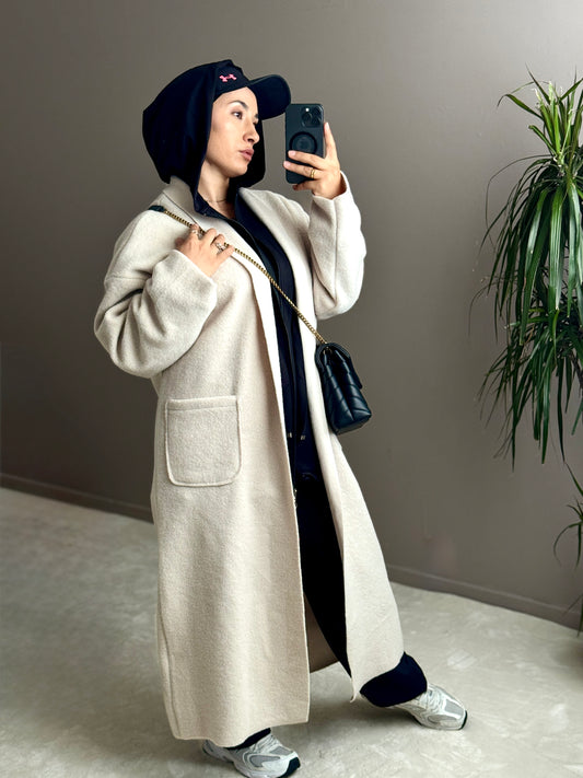 MANTEAU OVERSIZE CREAM