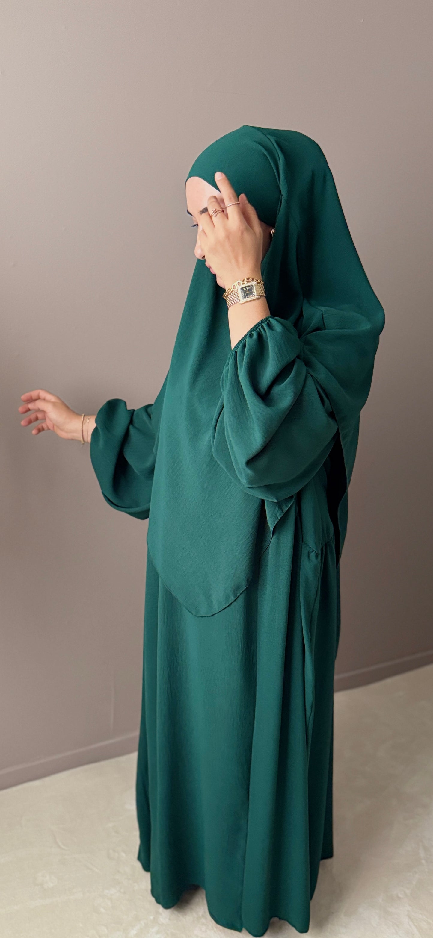 ENSEMBLE ABAYA KHIMAR SEVDE