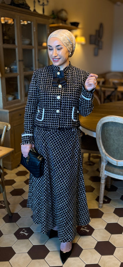 ENSEMBLE HIJAB CHIC ET ELEGANT-MODERN TESETTUR TAKIM
